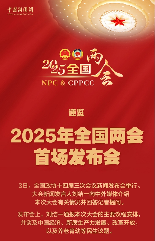 一圖看懂2025年全國兩會首場發(fā)布會
